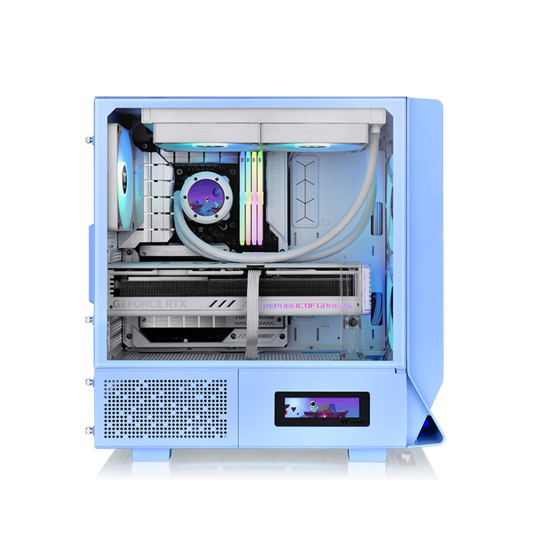 Компьютерный корпус Thermaltake Ceres 330 TG ARGB Hydrangea Blue без Б/П — изображение 2