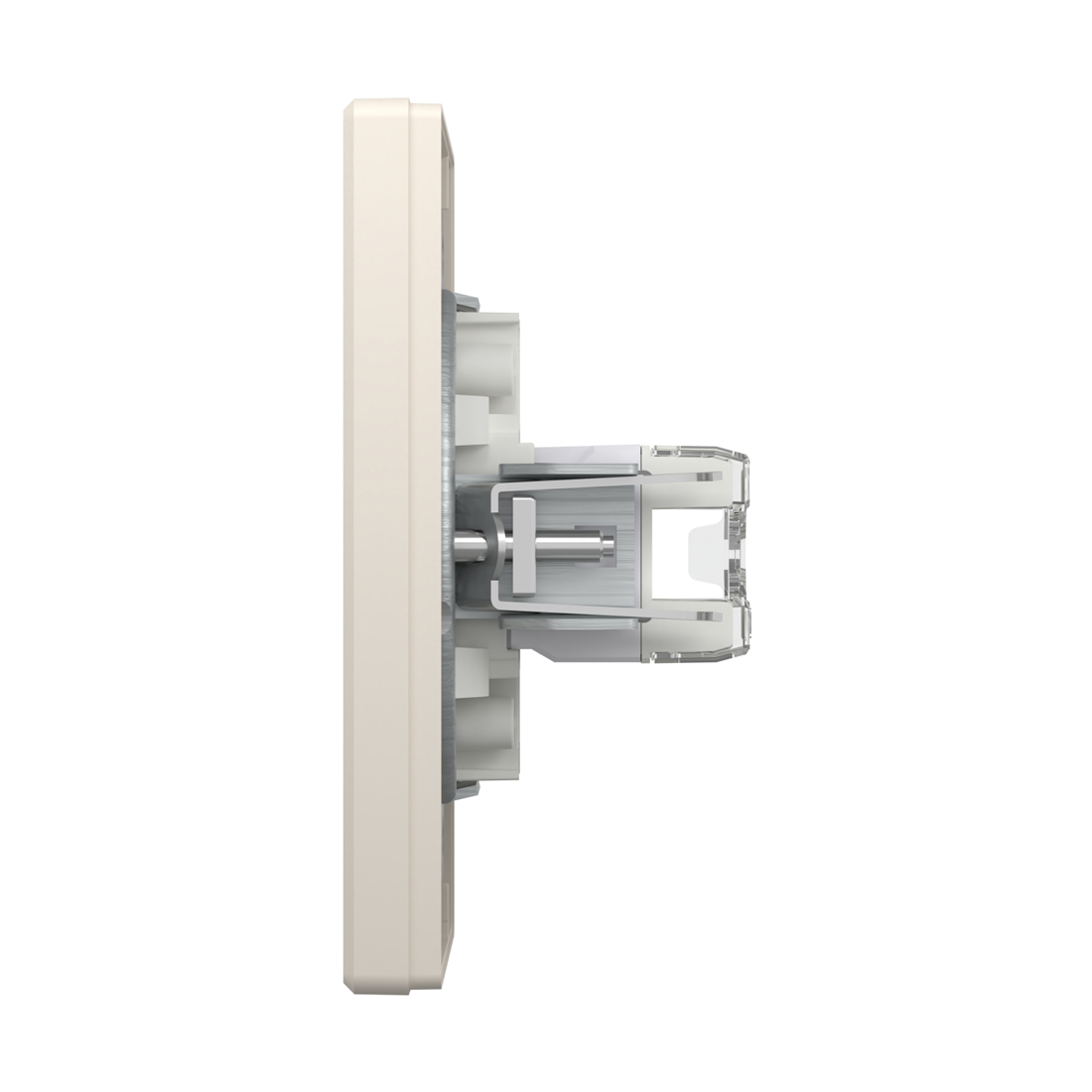 Розетка двойная компьютерная SE EPH4400123 Asfora RJ45 в сборе кремовый — изображение 3