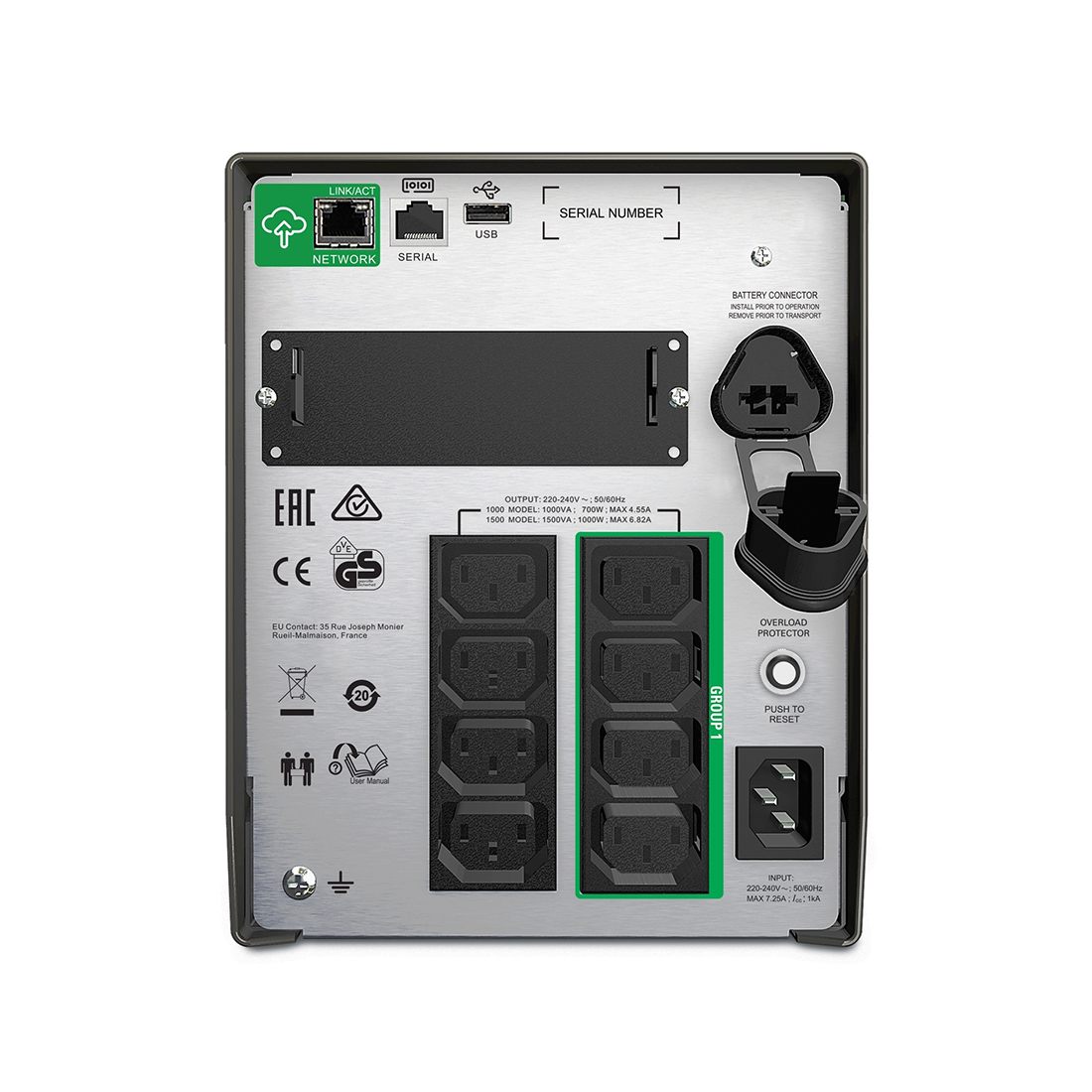 Источник бесперебойного питания APC Smart-UPS SMT1000IC — изображение 2