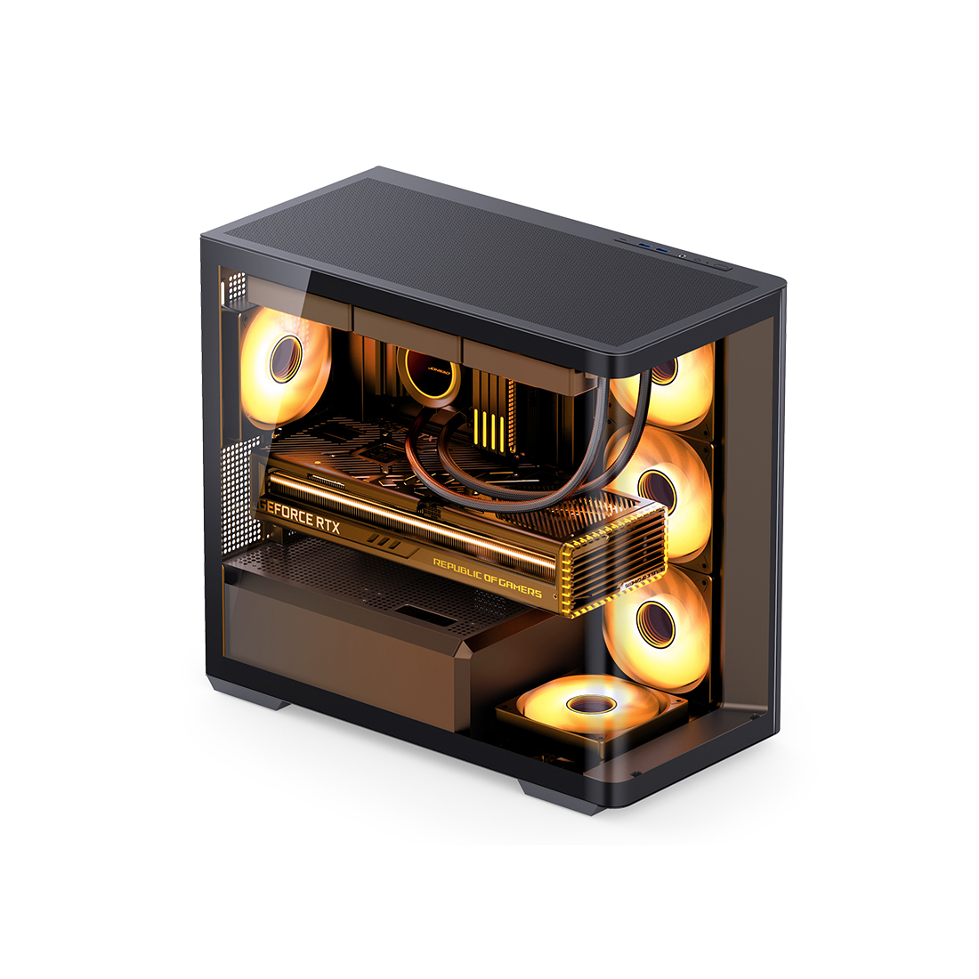 Компьютерный корпус Jonsbo D300 Black без Б/П — изображение 2