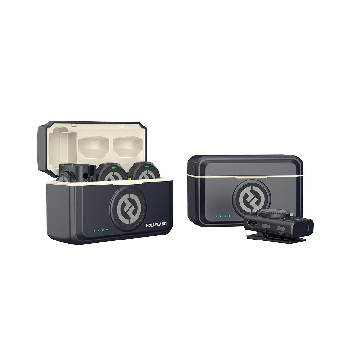 Петличный микрофон Hollyland Lark M2 Camera Черный — изображение 2