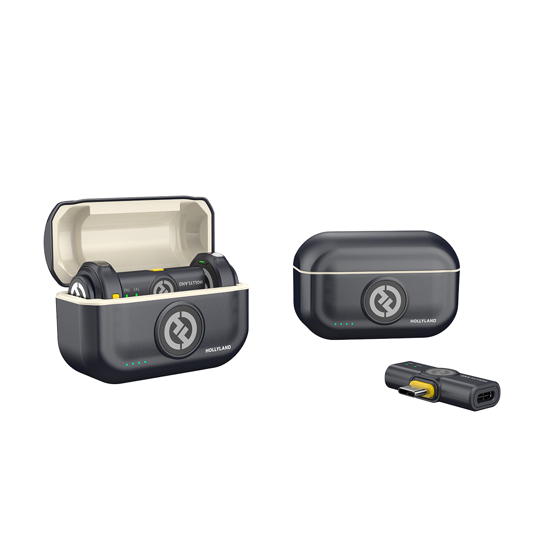 Петличный микрофон Hollyland Lark M2 USB-C Черный — изображение 2