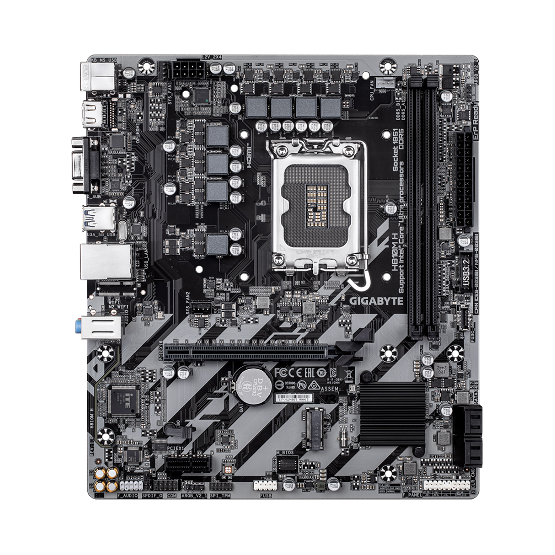 Материнская плата Gigabyte H810M H — изображение 2