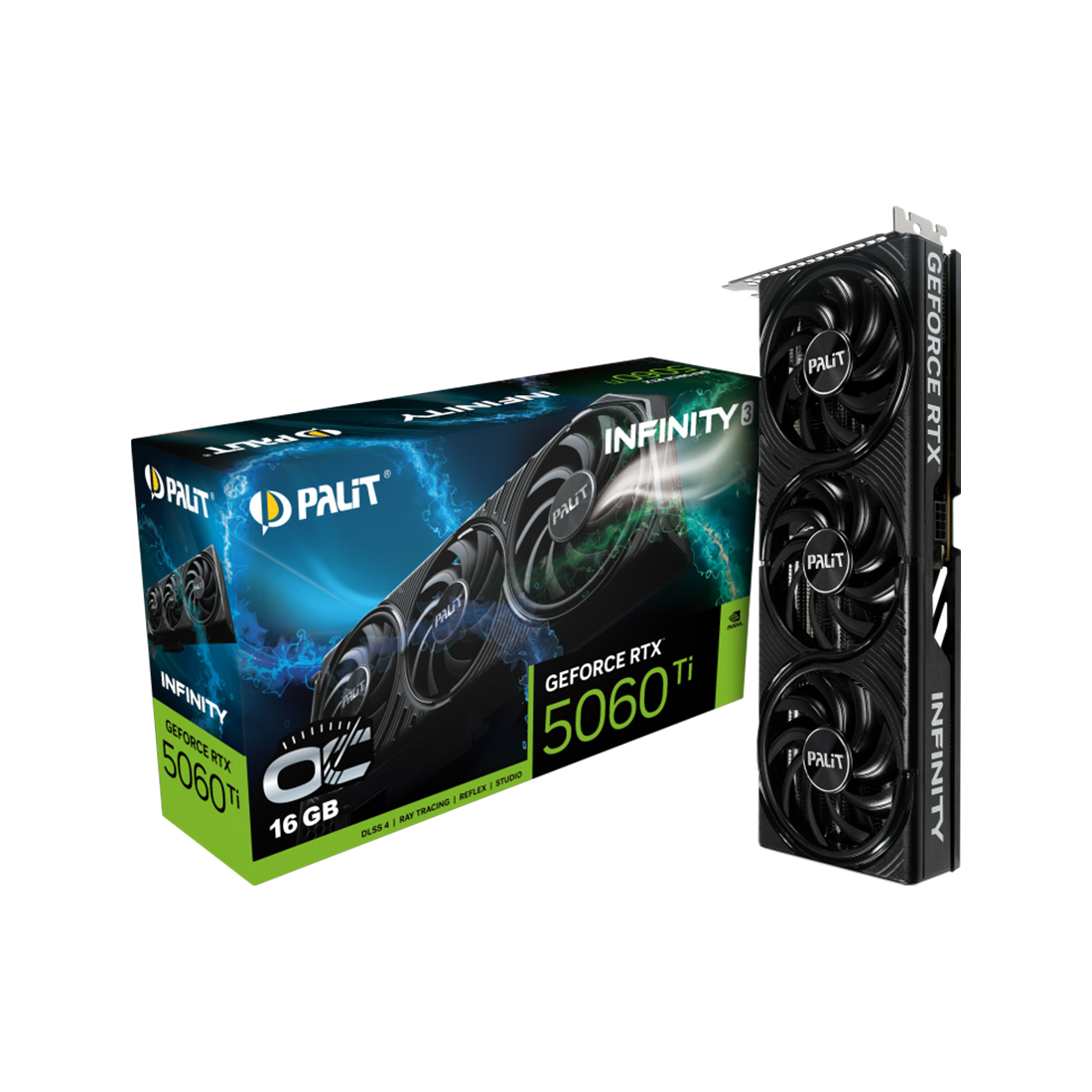 Видеокарта PALIT RTX5060Ti INFINITY 3 OC 16GB (NE7506TS19T1-GB2061S) — изображение 3