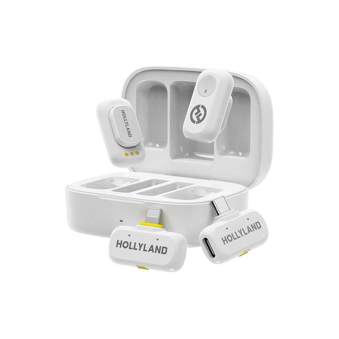 Петличный микрофон Hollyland Lark A1 Combo Белый — изображение 2