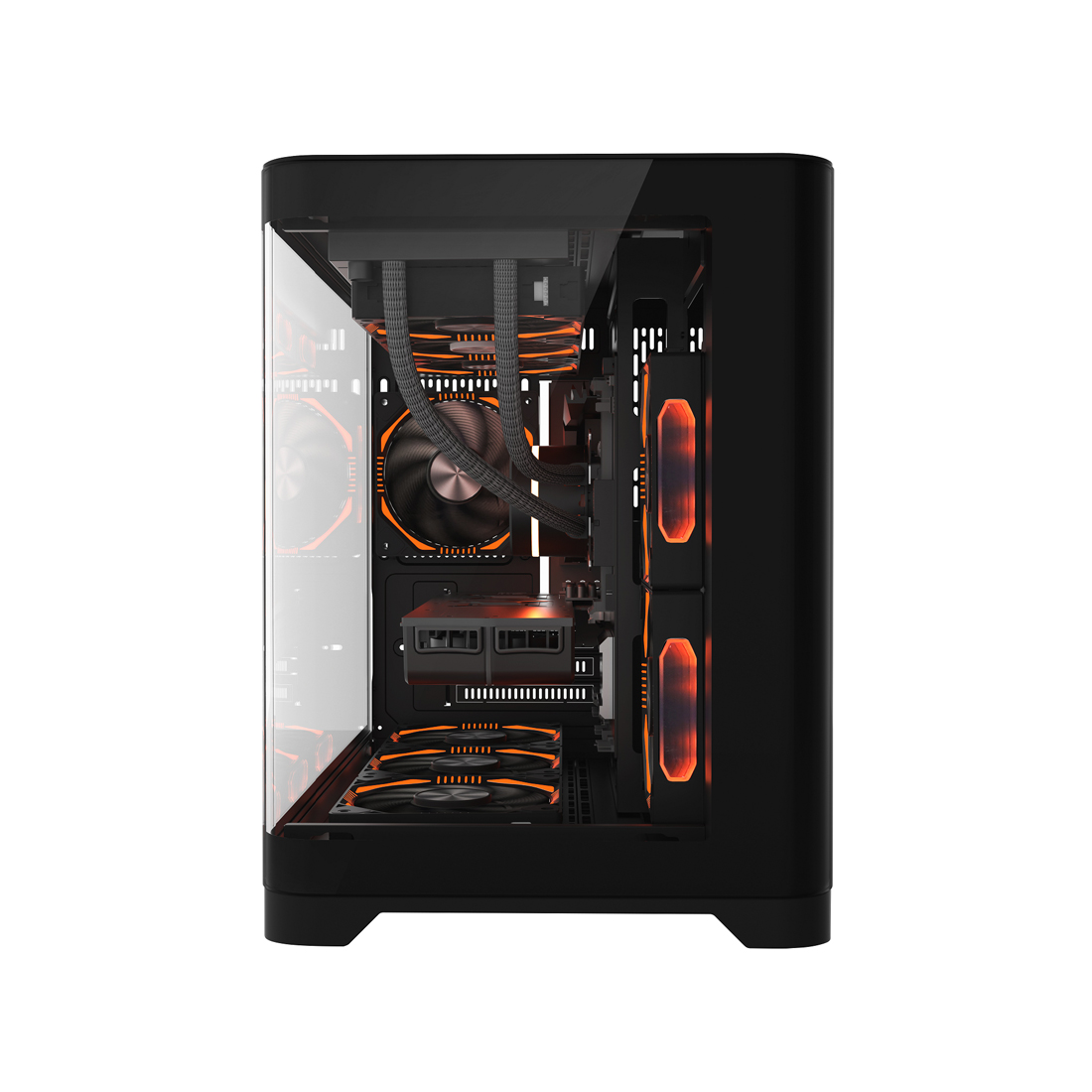 Компьютерный корпус 1STPLAYER UV6 BLACK без Б/П — изображение 2