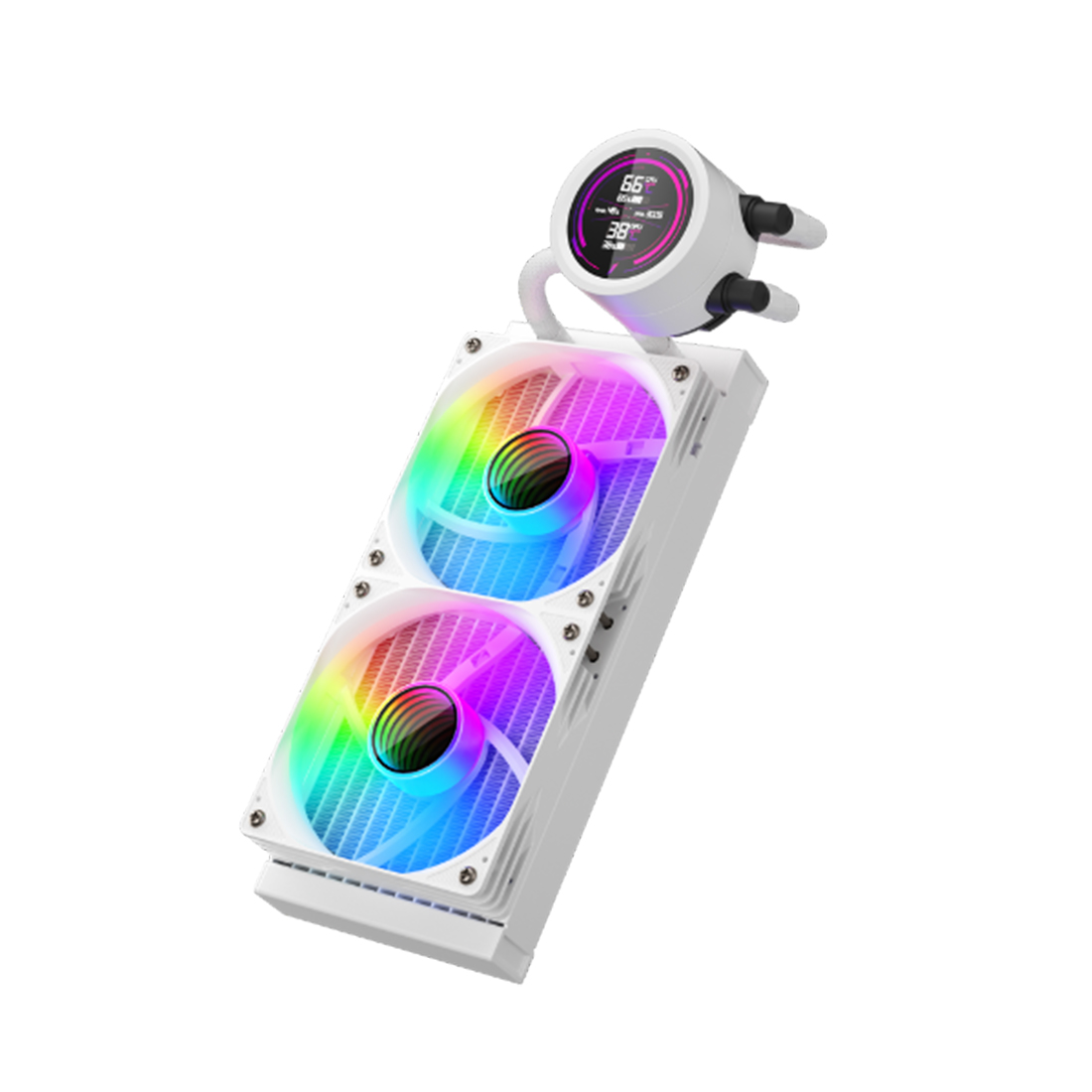 Кулер с водяным охлаждением 1STPLAYER TS4 240 WHITE — изображение 2