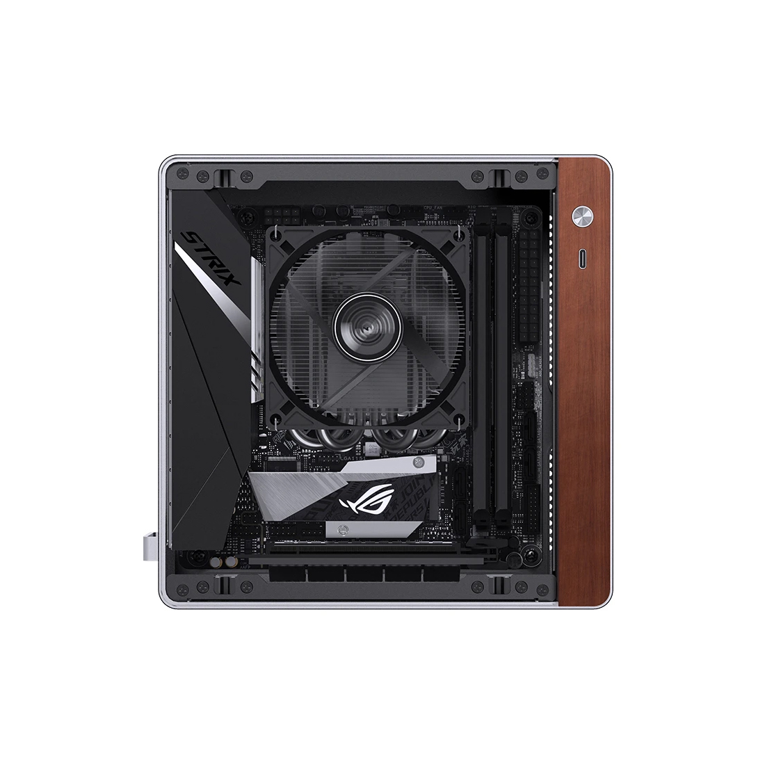 Компьютерный корпус Jonsbo NV10 Silver без Б/П — изображение 2