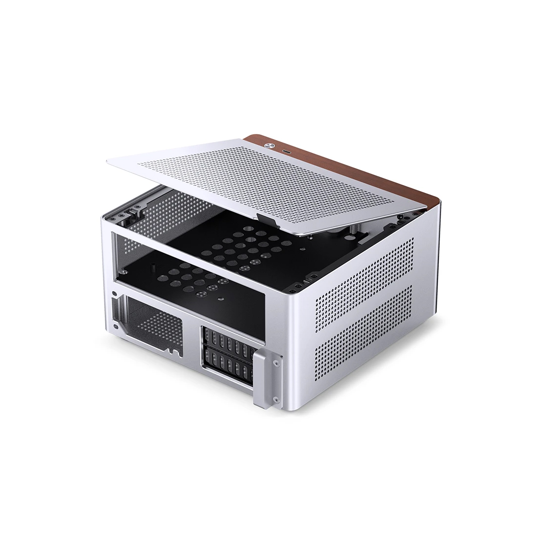 Компьютерный корпус Jonsbo NV10 Silver без Б/П — изображение 3