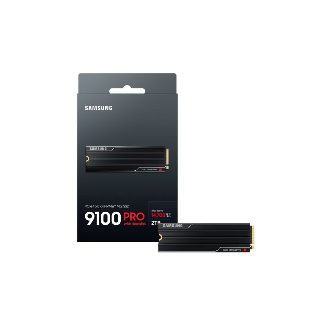 Твердотельный накопитель SSD Samsung 9100 PRO Heatsink 2TB M.2 — изображение 3