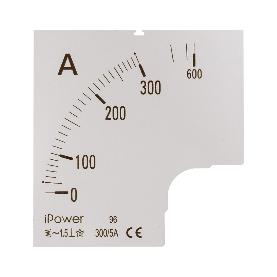 Шкала для амперметра iPower 300/5