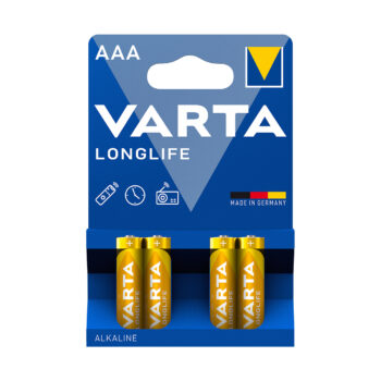 Батарейка VARTA Longlife Micro 1.5V - LR03/ AAA (4 шт)