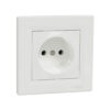 Розетка без заземления SE EPH3000121 Asfora 16А в сборе винт. клеммы белый