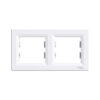 Рамка горизонтальная SE EPH5800221 Asfora 2 постовая белый