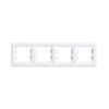 Рамка горизонтальная SE EPH5800421 Asfora 4 постовая белый