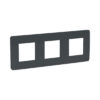 Рамка SE NU200654 Unica New 3 постовая антрацит