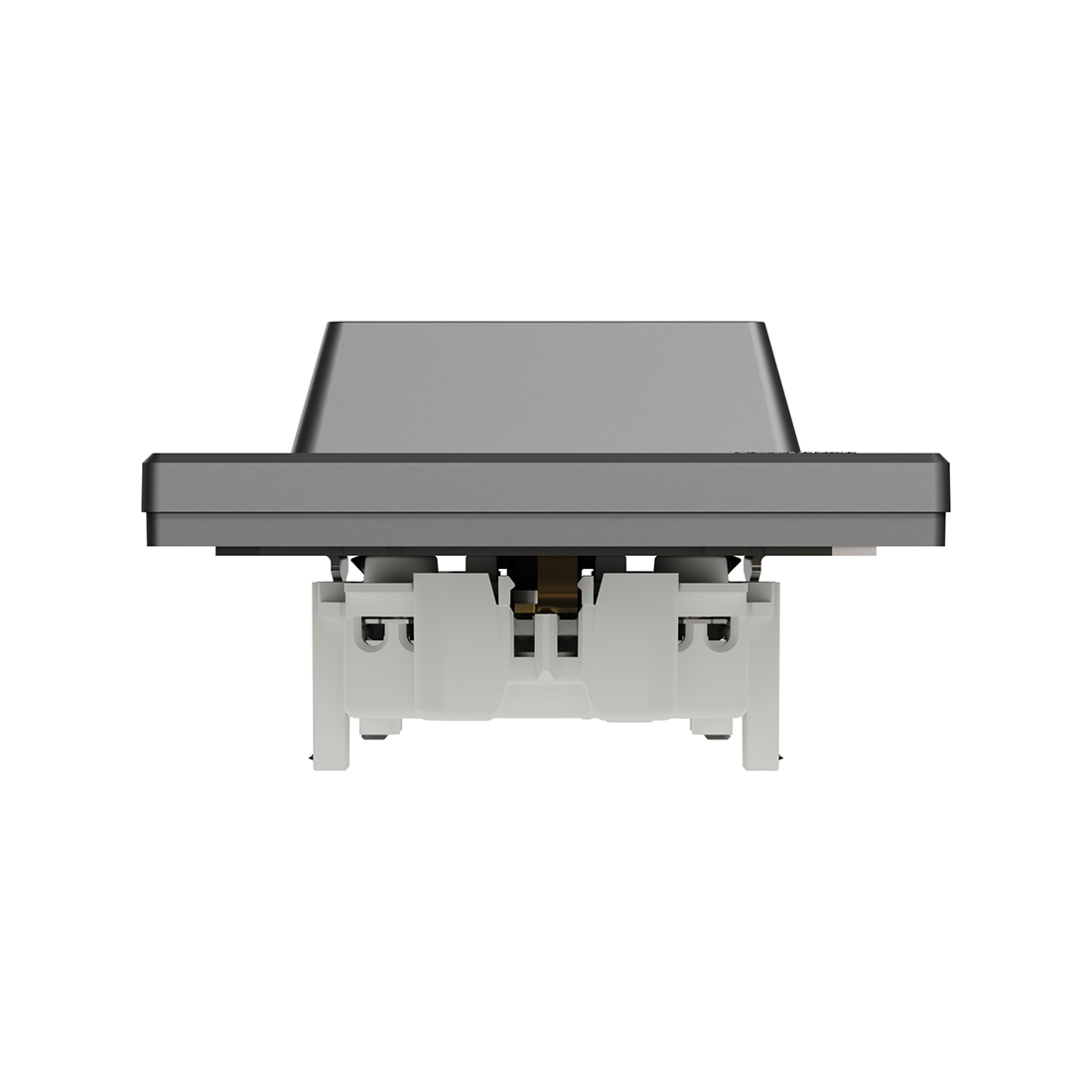 Розетка двойная SE EPH9900171 Asfora с заземлением в сборе вин.клеммы антрацит — изображение 3