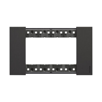 Рамка декоративная Bticino KA4804KG Living Now 4 поста черный