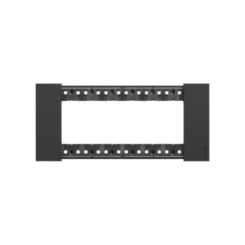 Рамка декоративная Bticino KA4806KG Living Now 6 постов черный