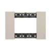 Рамка декоративная Bticino KA4803KM Living Now 3 модуля песочный