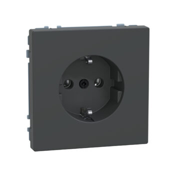 Розетка мех-м MERTEN MTN2301-6034 D-Life шторки винт.зажим антрацит