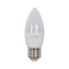Лампа светодиодная SVC LED C35-9W-E27-6500K Свеча Холодный