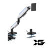 Настольный кронштейн с газлифтом XG MGG-1749 white для 1 монитора (17"-49") Белый
