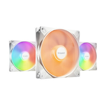 Вентилятор для компьютерного корпуса Bequiet! Light Wings LX 140mm PWM high-speed White Triple pack