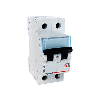 Автоматический выключатель Legrand 404039 2П C 6A TX3 6000 6kA