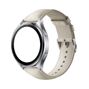 Кожаный ремешок Xiaomi Watch Leather Strap White