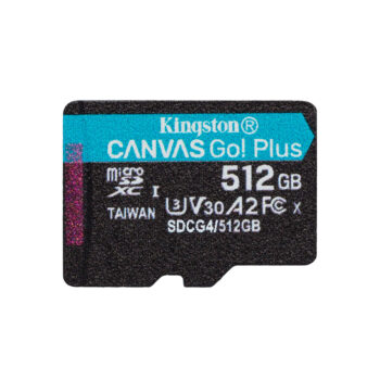 Карта памяти Kingston SDCG4/512GBSP Canvas Go Plus A2 U3 V30 512GB