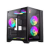 Компьютерный корпус Gamemax Infinity Mini 7 ARGB Fans + Controller Black без Б/П