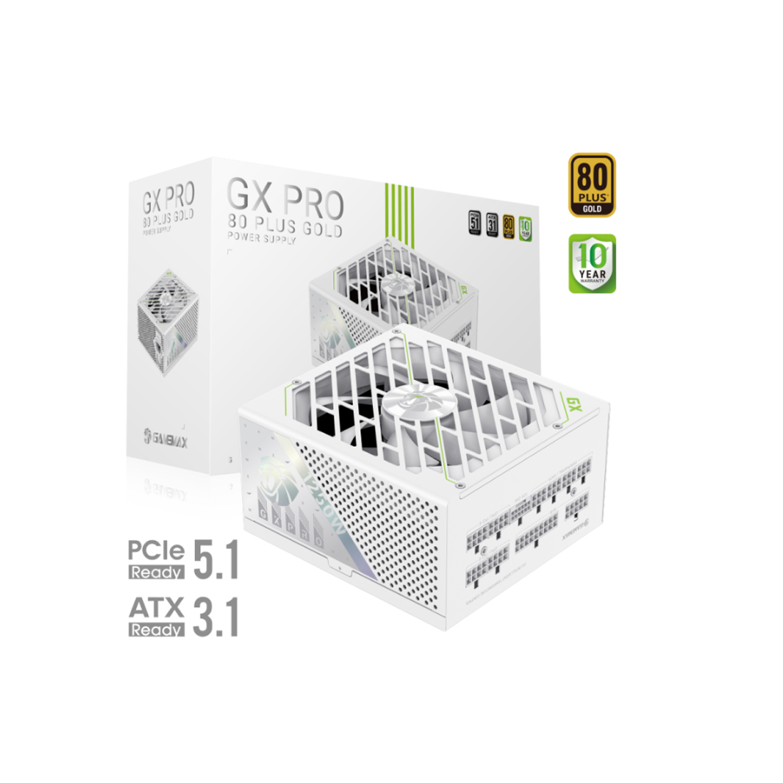 Блок питания Gamemax GX PRO 1250G WH Gold