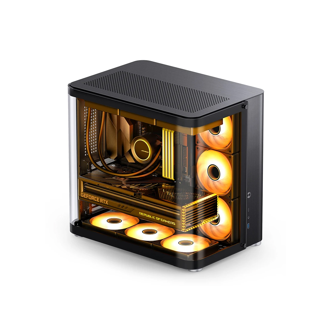 Компьютерный корпус Jonsbo TK-2 Black без Б/П — изображение 2