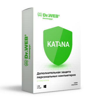 Антивирус Dr.Web Katana 36М 1 ПК новая лицензия
