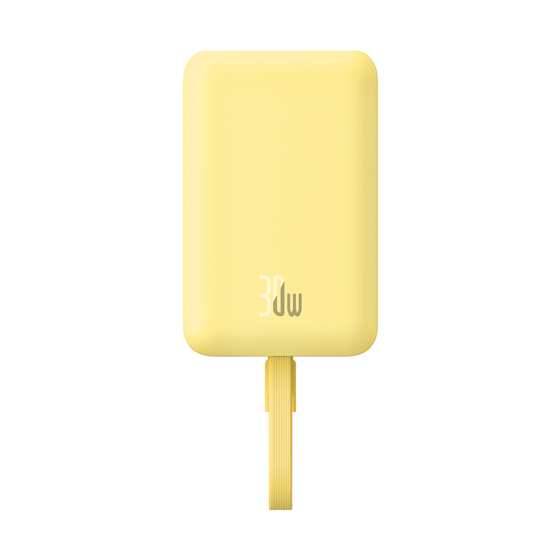 Портативный внешний аккумулятор Baseus Magnetic Mini 10000mAh 30W Lemon Yellow (P1002210BY23-00)