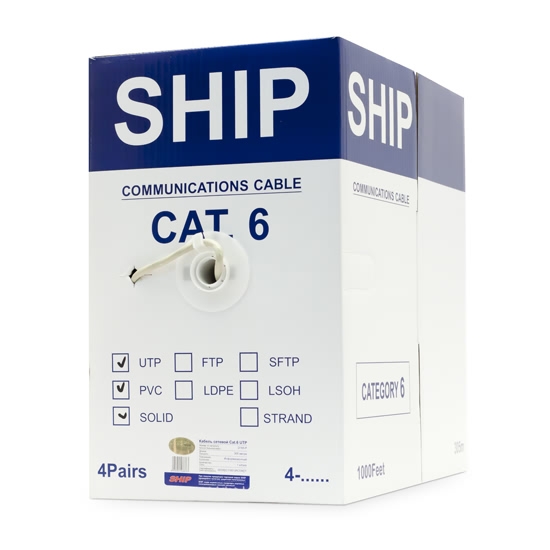 Кабель сетевой SHIP D165-P Cat.6 UTP 30В PVC — изображение 3