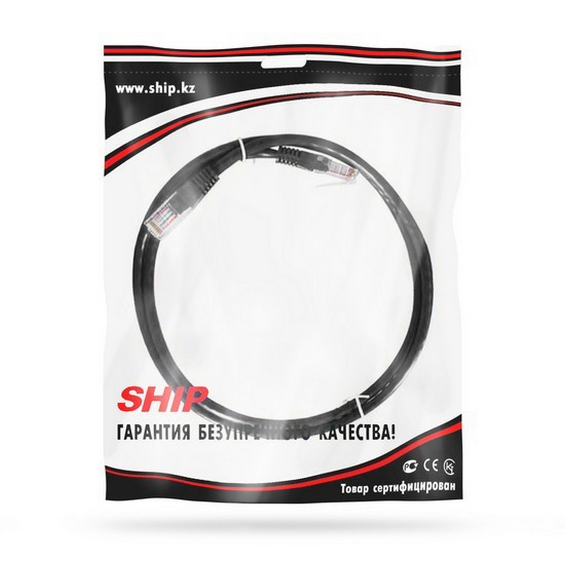 Патч Корд SHIP Cat.5e UTP LSZH RJ-45 0.5 м S3025BK0050-P — изображение 2