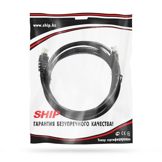 Патч Корд SHIP Cat.6 UTP LSZH RJ-45 2 м S6025BK0200-P — изображение 2