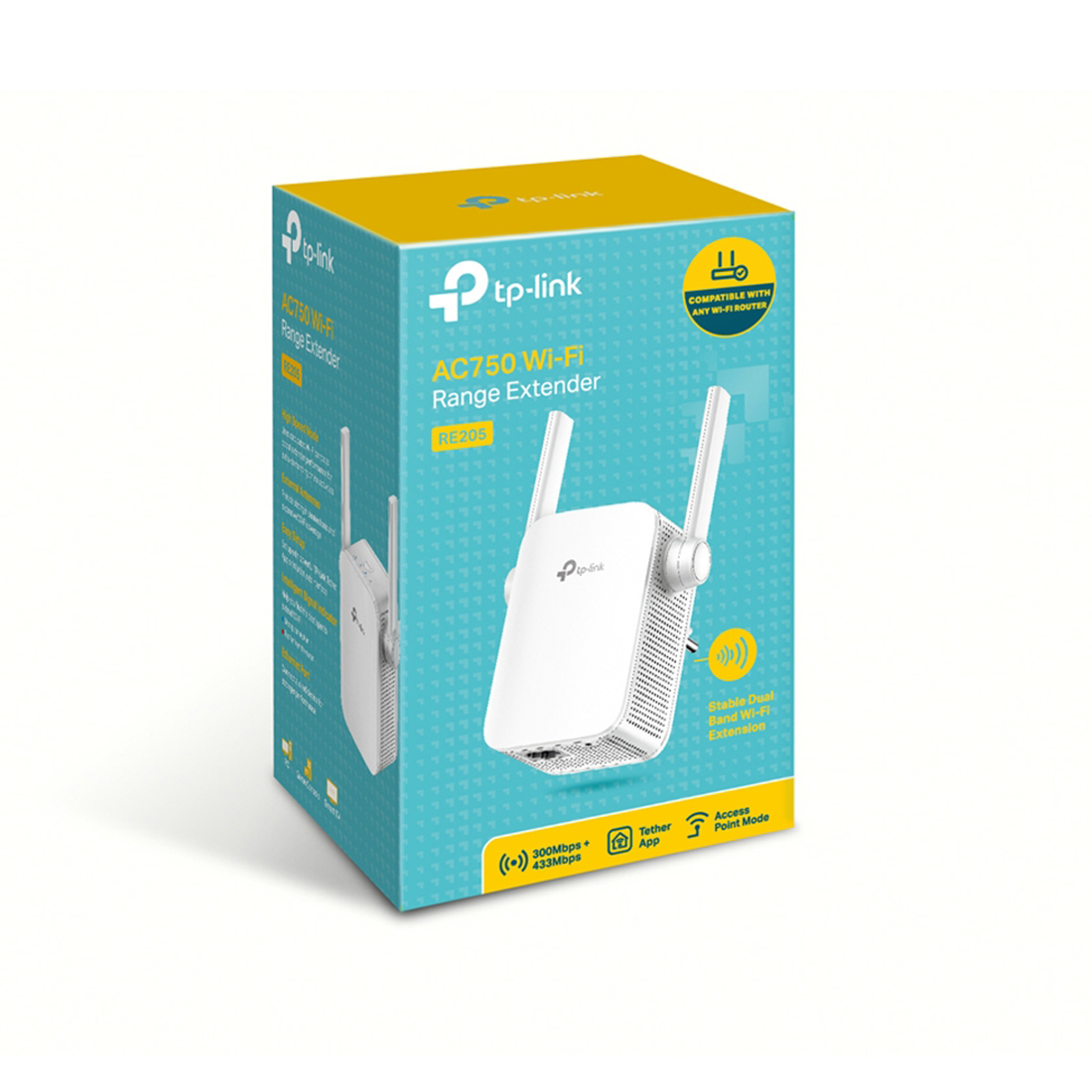 Усилитель Wi-Fi сигнала TP-Link RE205 — изображение 3