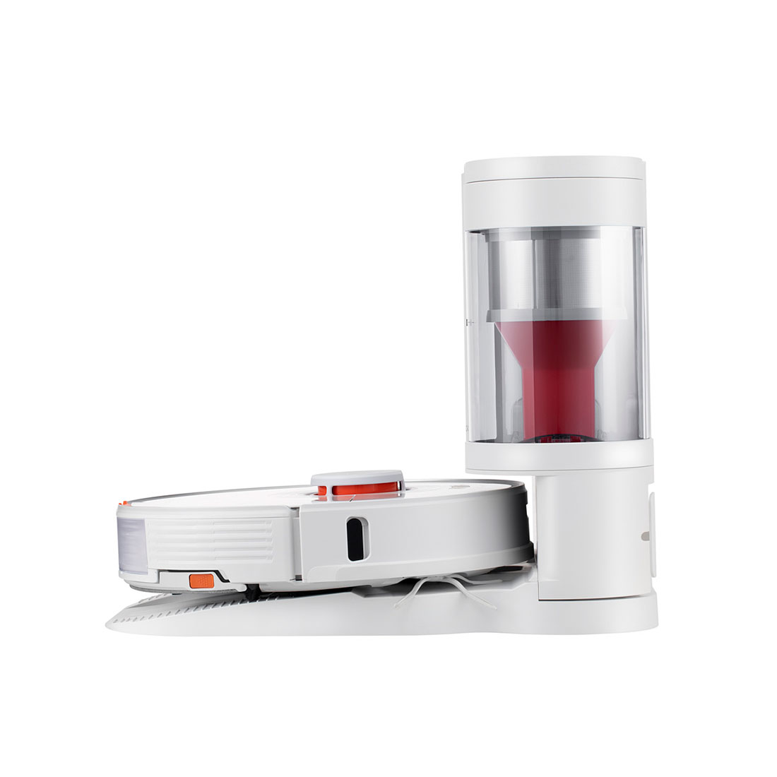 Робот-пылесос Roborock S7+ с зарядным устройством и автовыгрузкой мусора (AED01HRR/AED02HRR) Белый — изображение 2