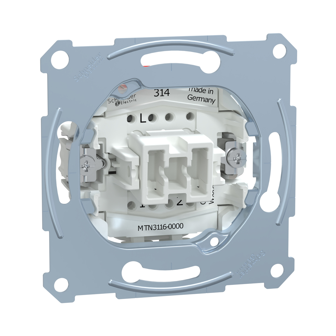 Переключатель мех-м MERTEN MTN3116-0000 D-Life 1 клавишный