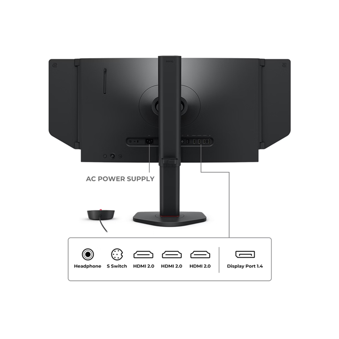 Монитор 24.1" ZOWIE XL2566X+ Dark Grey — изображение 3