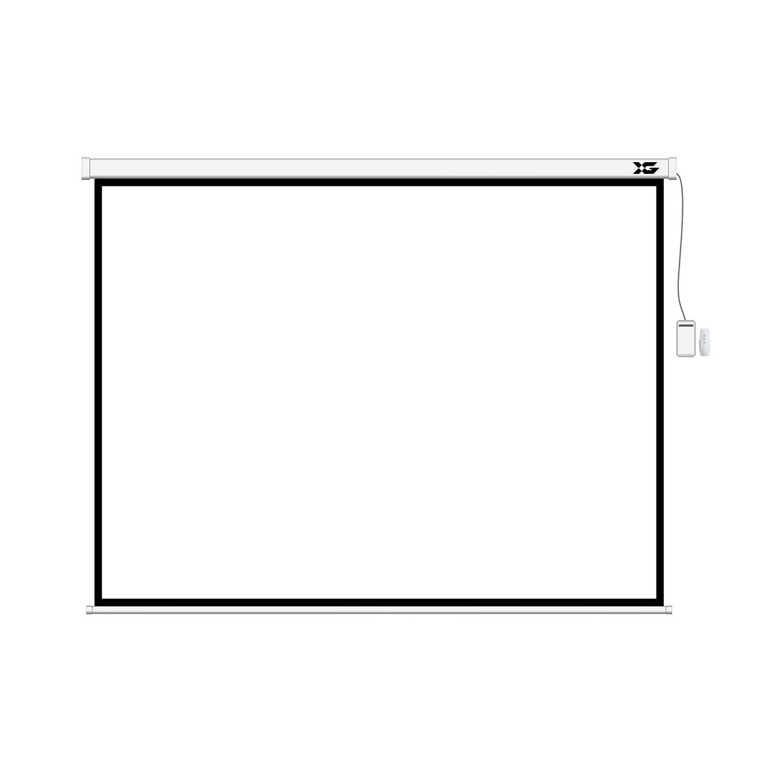 Экран моторизированный (с пультом Д/У) XG DLS-ERC203xW (80"х80"), Ø - 113", 1:1