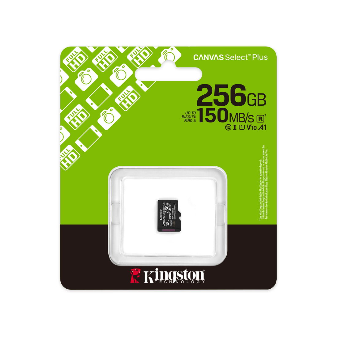 Карта памяти Kingston SDCS3/256GBSP Canvas Select Plus A1 U1 V10 256GB — изображение 3