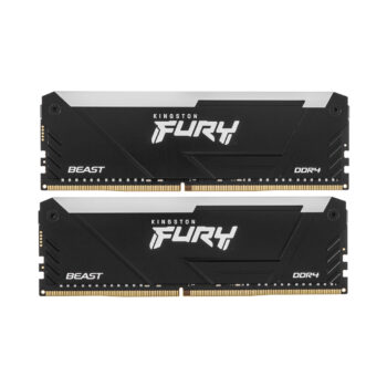 Комплект модулей памяти Kingston FURY Beast RGB KF432C16BB12AK2/32WP DDR4 32GB (Kit 2x16GB) 3200MHz