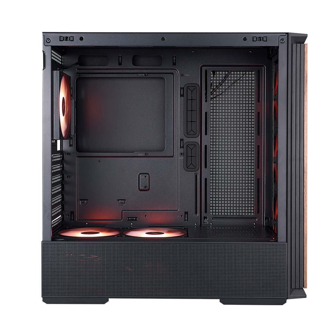 Компьютерный корпус 1STPLAYER WD7 Black без Б/П — изображение 3