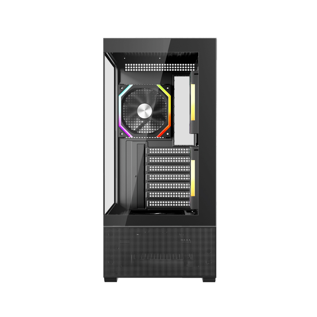 Компьютерный корпус 1STPLAYER AU7 Black без Б/П — изображение 2