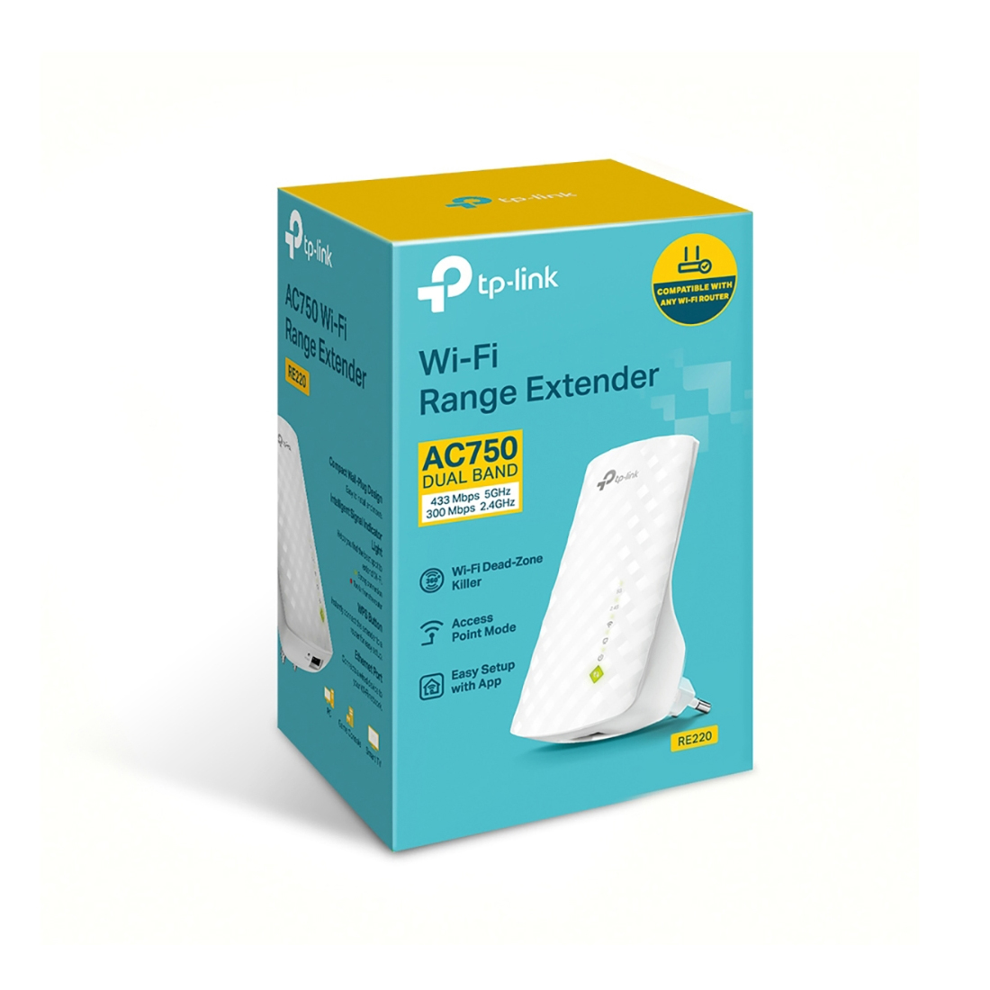 Усилитель Wi-Fi сигнала TP-Link RE220 — изображение 3