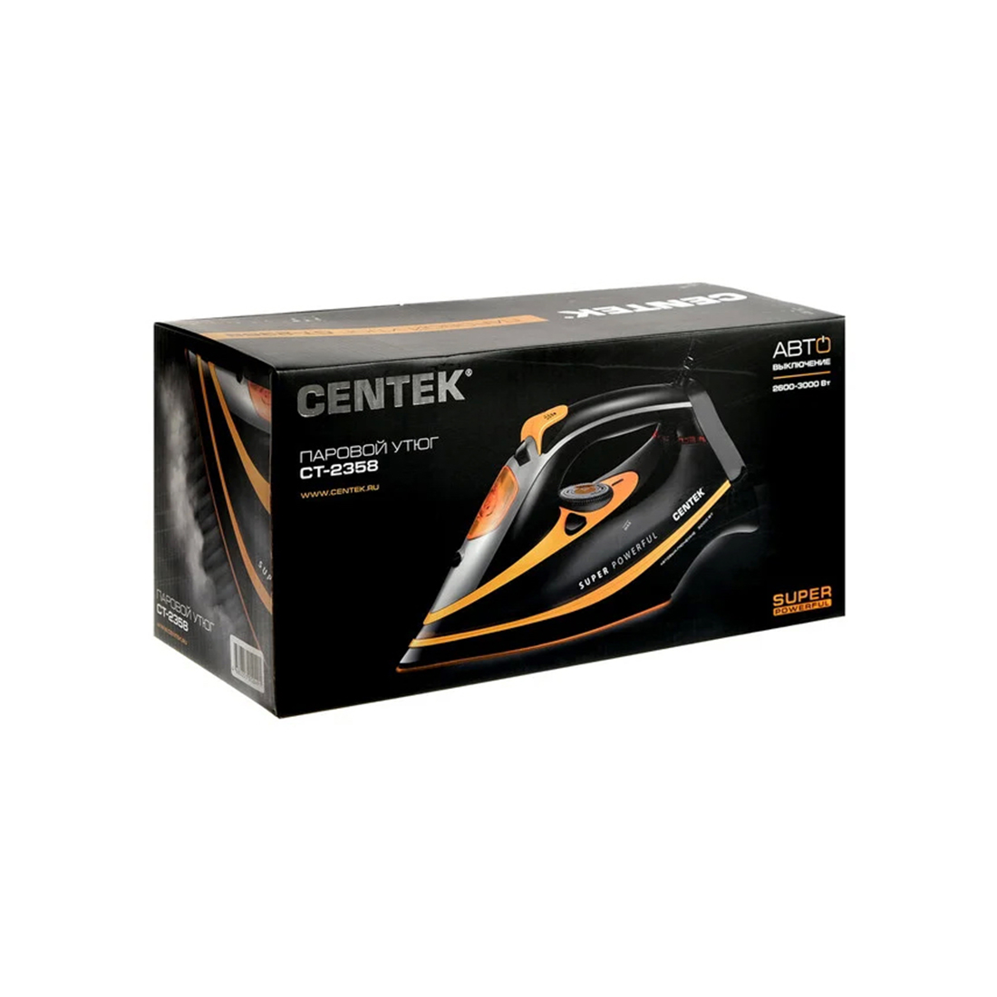 Утюг Centek CT-2358 Желтый — изображение 3